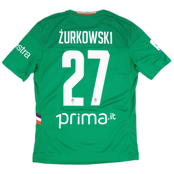 2019-20 Fiorentina Match Issue Third Shirt Żurkowski #27 - As New - (M)