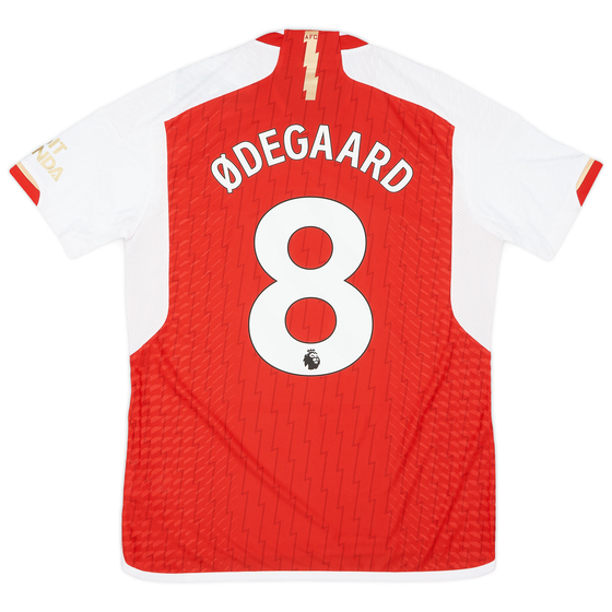 2023-24 Arsenal Authentic Home Shirt Ødegaard #8 