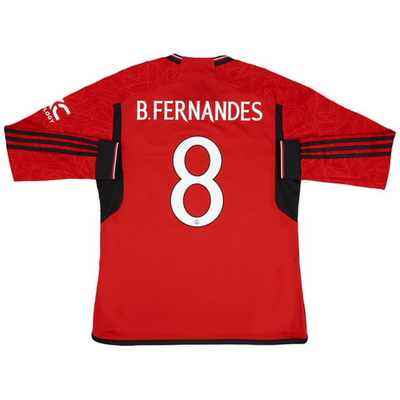 2023-24 Manchester United Home L/S Shirt B.Fernandes #8