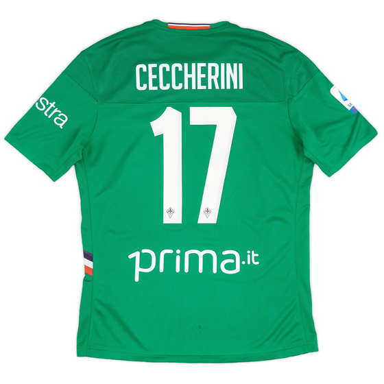 2019-20 Fiorentina Match Issue Third Shirt Ceccherini  #17 - As New - (L)