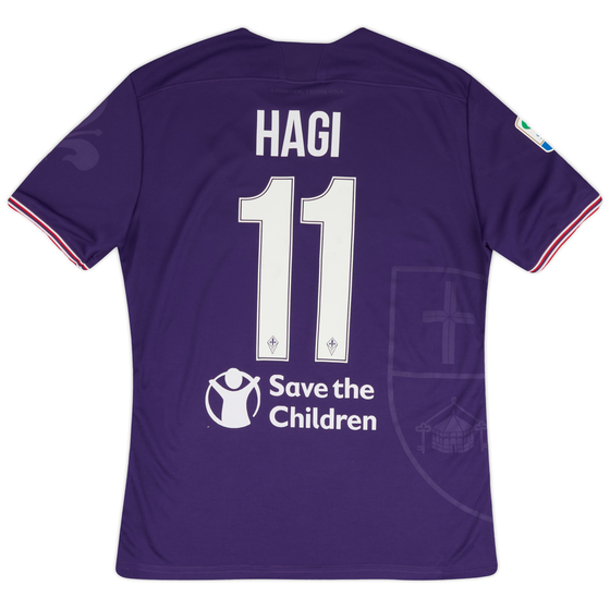 2017-18 Fiorentina Match Issue Home Shirt Hagi #11 - 7/10 - (L)