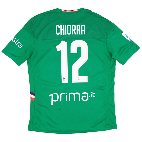 2019-20 Fiorentina Match Issue GK Shirt Chiorra #12 - As New - (L)