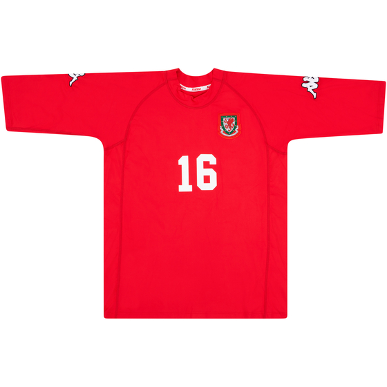 2000-01 Wales Match Issue Home Shirt #16 (Symons)