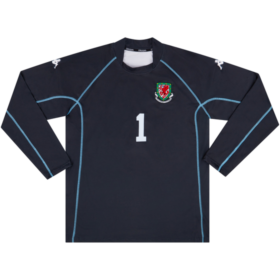 2003 Wales Match Worn GK Shirt #1 (Jones) v USA