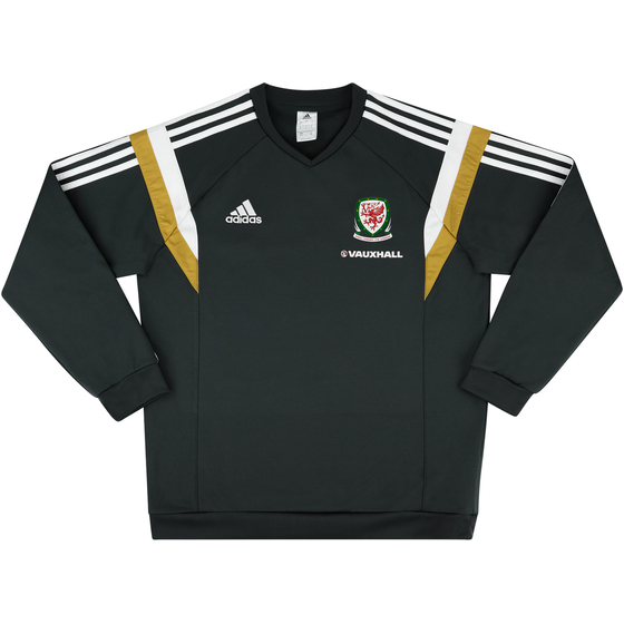 2014-15 Wales Player Issue Training Sweat Top S