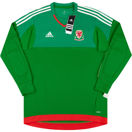 2015-16 Wales Player Issue GK Shirt