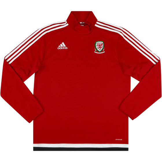2015-16 Wales Player Issue 1/2 Zip Training Top S