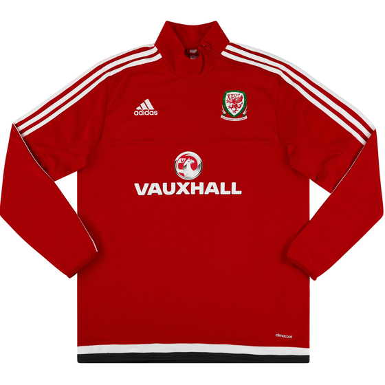 2015-16 Wales Player Issue 1/2 Zip Training Top S