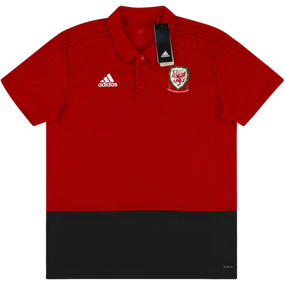 2018-19 Wales Player Issue Training Polo T-Shirt (S)