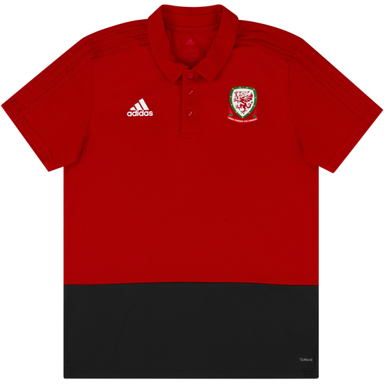 2018-19 Wales Player Issue Training Polo T-Shirt S