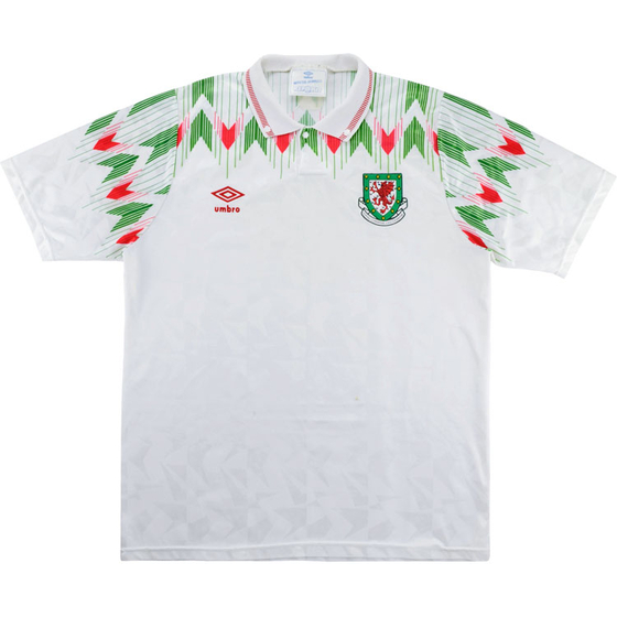 1990-92 Wales Away Shirt - 8/10 - (XL)