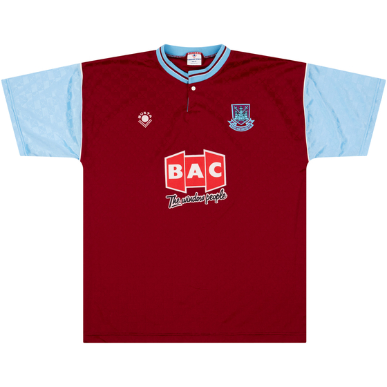 1989-90 West Ham Home Shirt - 10/10 - M