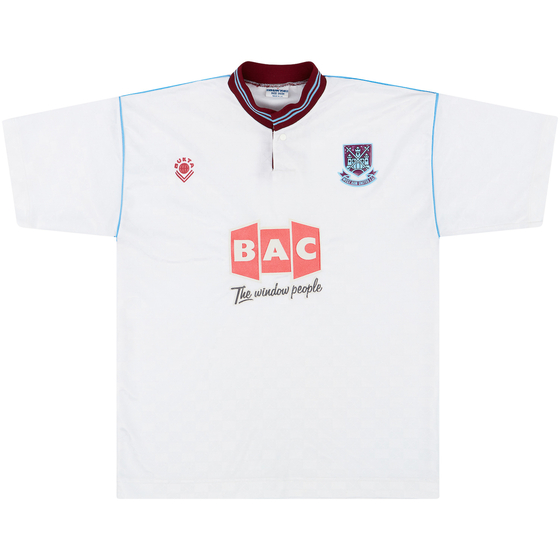 1989-90 West Ham Away Shirt - 8/10 - (S)