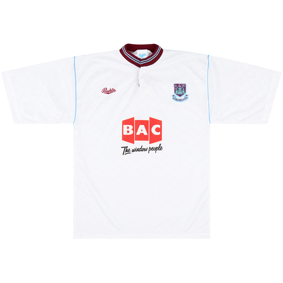 1990-91 West Ham Away Shirt - 10/10 - S