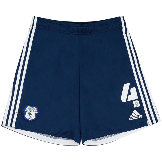 2018-19 Cardiff Player Issue Third Shorts