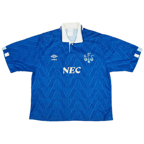 1989-91 Everton Home Shirt - 6/10 - (M)