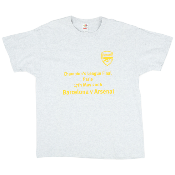 2005-06 Arsenal 'Champions League Final' Leisure Shirt - 7/10 - (XL)