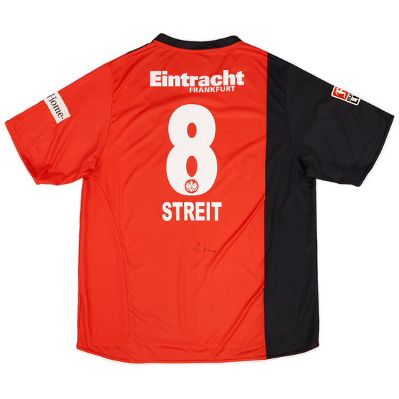 2007-09 Eintracht Frankfurt Signed Home Shirt Streit #8 - 8/10 - (4XL)