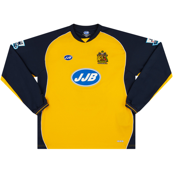 2005-06 Wigan Match Issue Away Shirt Thompson #27