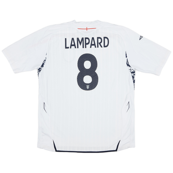 2007-09 England Home Shirt Lampard #8 - 8/10 - (XL)
