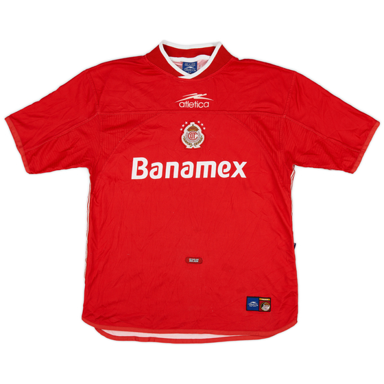 2000-01 Deportivo Toluca Home Shirt - 8/10 - (M)