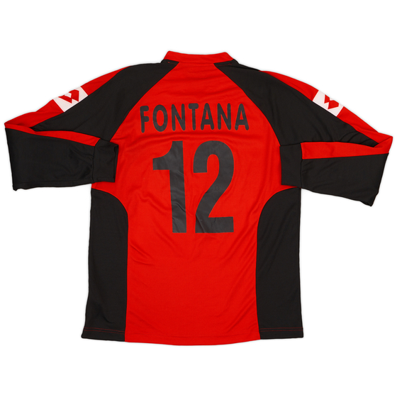 2006-07 Palermo GK Shirt Fontana #12 - 9/10 - (XL)