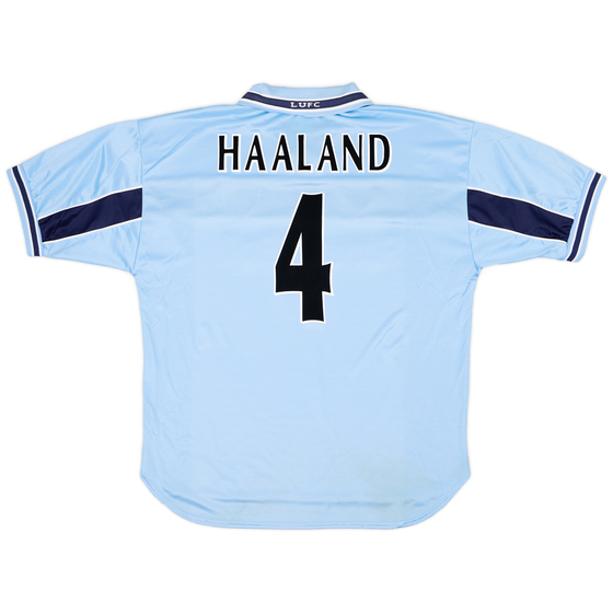1999-00 Leeds United Away Shirt Haaland #4 - 7/10 - (XL)