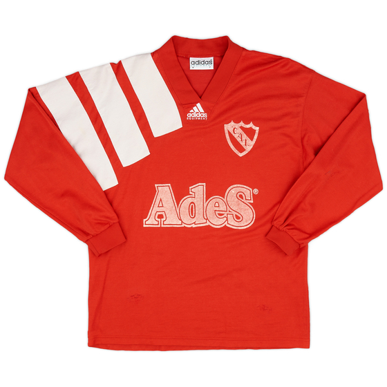 1992-93 Independiente Home L/S Shirt - 5/10 - (M)
