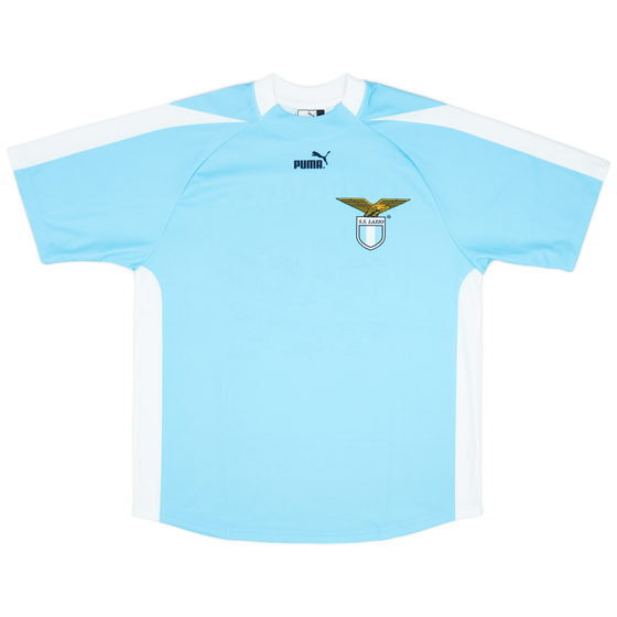 2003-04 Lazio 'Signed' Basic Home Shirt - 9/10 - (L)