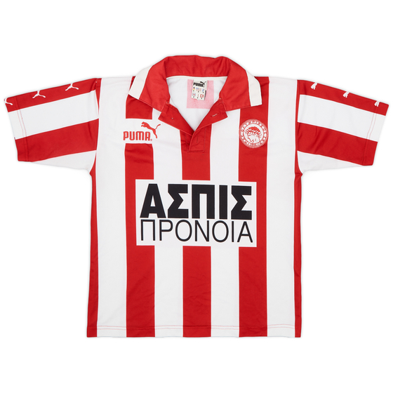 1997-99 Olympiakos Home Shirt - 6/10 - (S)