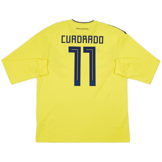 2018-19 Colombia Home L/S Shirt Cuadrado #11 - 8/10 - (XL)