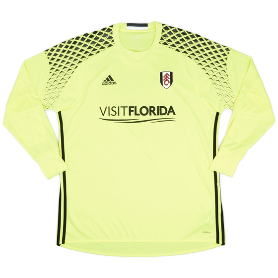 2016-17 Fulham GK Shirt - 8/10 - (XL)