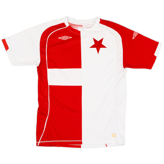 2007-08 Slavia Prague Home Shirt - 6/10 - (M)