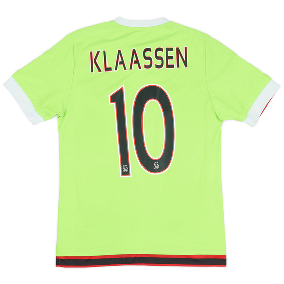 2015-16 Ajax Away Shirt Klaassen #10 - 9/10 - (S)