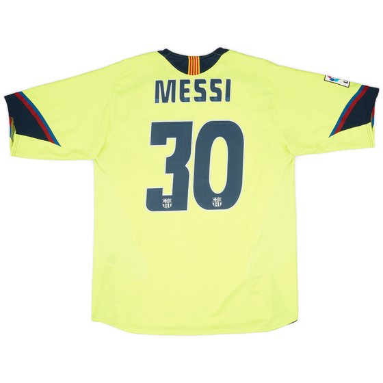 2005-06 Barcelona Away Shirt Messi #30 - 7/10 - (L)