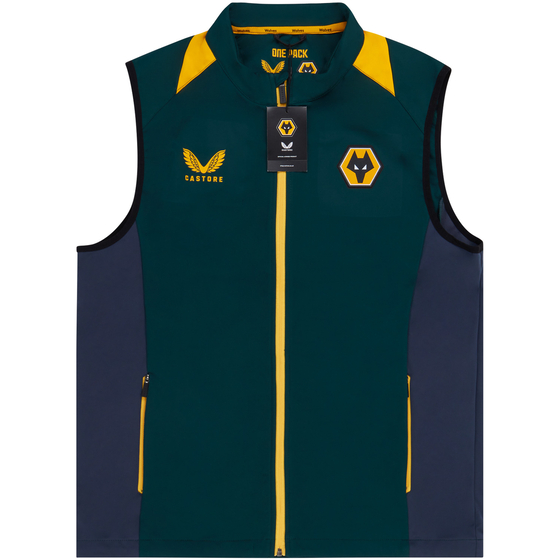 2021-22 Wolves Player Issue Pro Training Bench Gilet