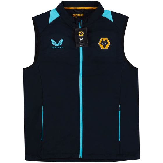 2021-22 Wolves Player Issue Pro Training Bench Gilet