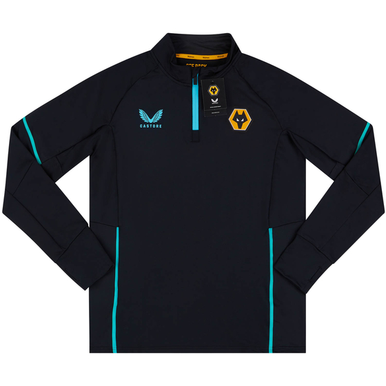 2021-22 Wolves Player Issue Pro 1/4 Zip Training Midlayer Top
