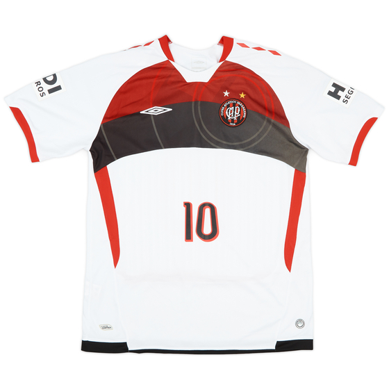 2009 Athletico Paranaense Away Shirt #10 - 7/10 - (XL)