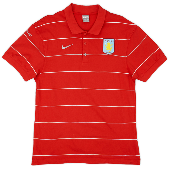 2008-09 Aston Villa Nike Polo Shirt - 8/10 - (XL)