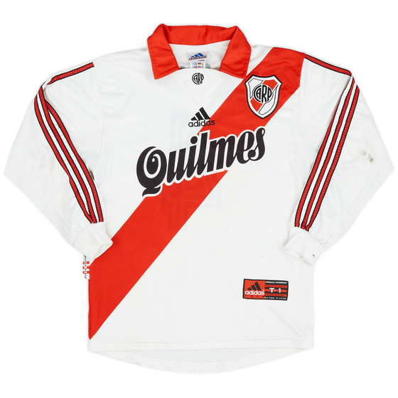 1999-00 River Plate Home L/S Shirt #4 - 6/10 - (XS)