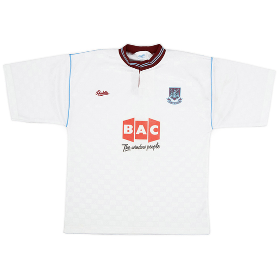 1990-91 West Ham Away Shirt - 9/10 - (L)