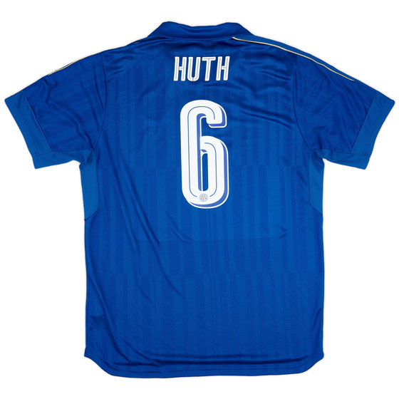 2016-17 Leicester Home Shirt Huth #6 - 8/10 - (XL)