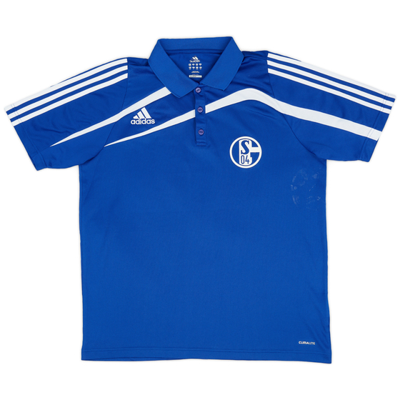 2009-10 Schalke adidas Polo Shirt - 6/10 - (XL)