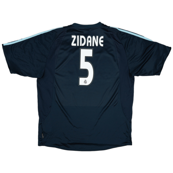 2003-04 Real Madrid Away Shirt Zidane #5 - 6/10 - (XL)