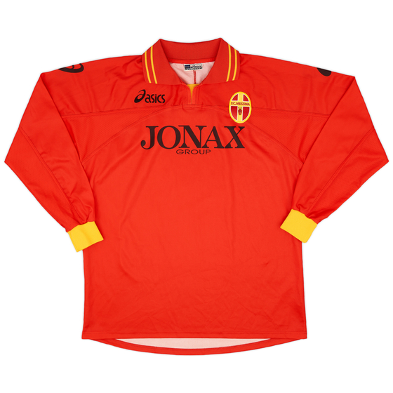 2001-02 Messina Away L/S Shirt - 9/10 - (L)