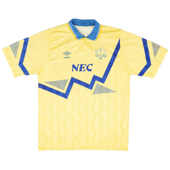1990-92 Everton Away Shirt - 8/10 - (L)