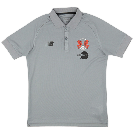 2021-22 Leyton Orient New Balance Polo Shirt - 9/10 - (L.Boys)