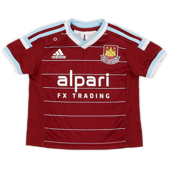 2014-15 West Ham Home Shirt - 9/10 - (12-18M)