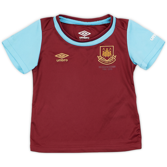 2015-16 West Ham 'Boleyn' Home Shirt - 7/10 - (2-3Y)